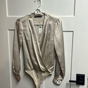 Abercrombie & Fitch bodysuit long sleeve top XS NWT